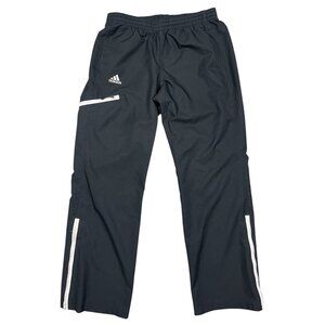 Adidas Mens Climaproof Shockwave Woven Track Pants Medium Black Zip Ankles